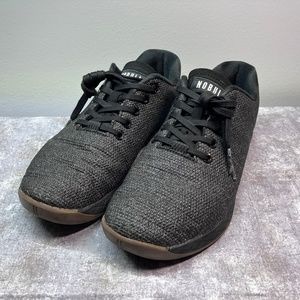 NoBull Black Gum Trainer Crossfit Shoes Women's Size 9